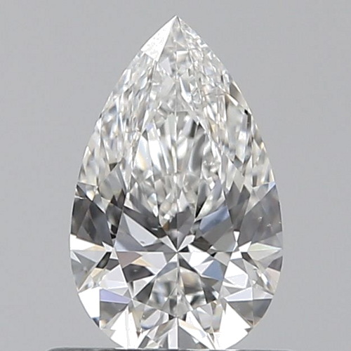 0.54 carat F-VS2 Natūralus Pear Deimantas (1)
