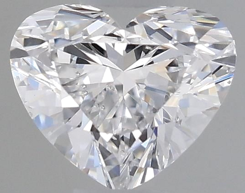 0.37 carat D-SI2 Natūralus Heart Deimantas (1)
