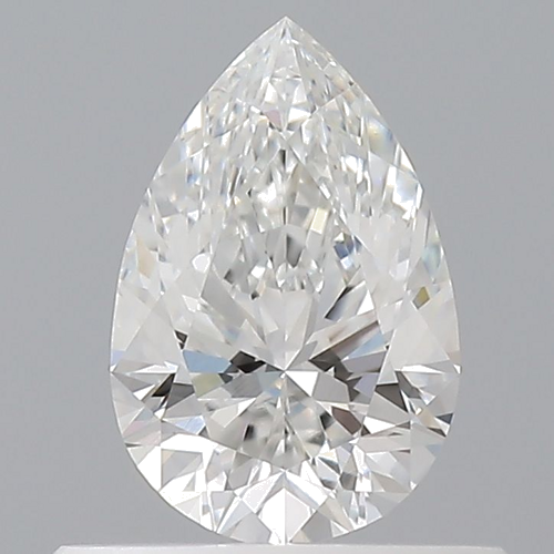 0.5 carat F-VS2 Natūralus Pear Deimantas (1)