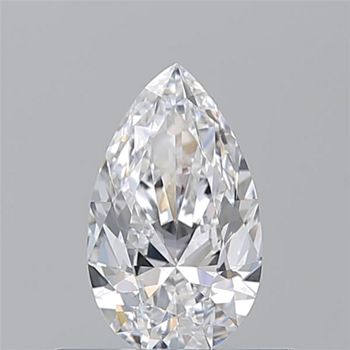 0.51 carat E-VVS1 Natūralus Pear Deimantas (1)