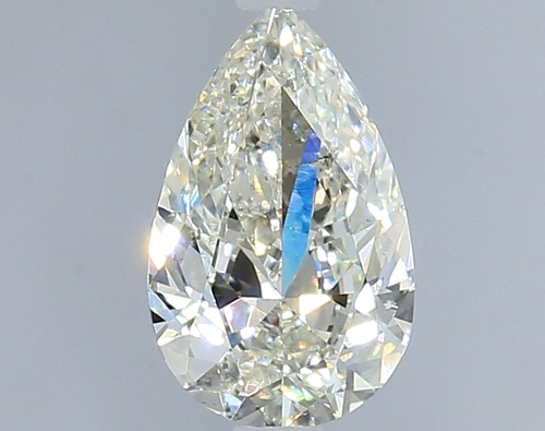0.9 carat K-SI1 Natūralus Pear Deimantas (1)