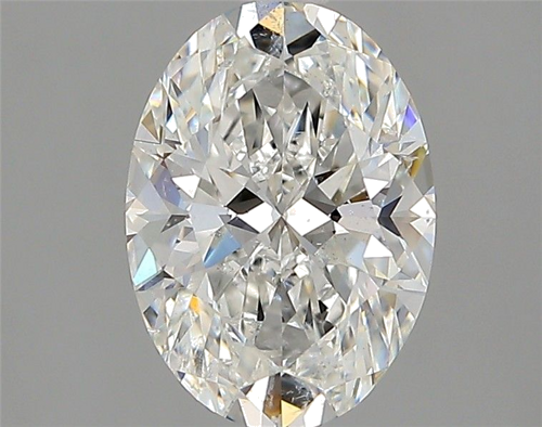 2.0 carat G-SI2 Natūralus Oval Deimantas (1)