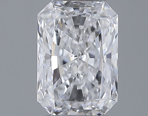0.51 carat D-VVS2 Natūralus Radiant Deimantas (1)
