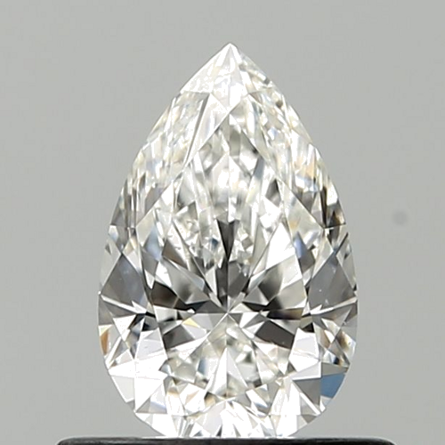 0.56 carat F-VS1 Natūralus Pear Deimantas (1)