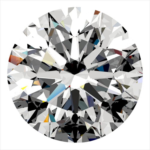 0.31 carat F-VVS2 Excellent cut Natūralus Round Deimantas (1)