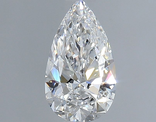 0.49 carat D-VS1 Natūralus Pear Deimantas (1)