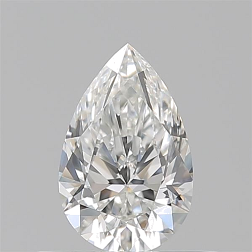 0.5 carat G-IF Natūralus Pear Deimantas (1)