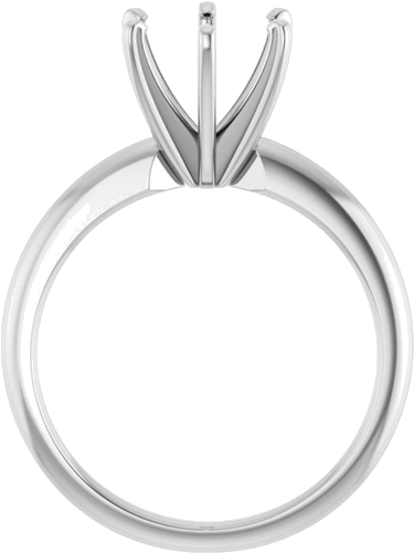 Sužadėtuvių Žiedas „Solitaire“ 950 Platinos Round 7.8mm x 8.6mm (2)