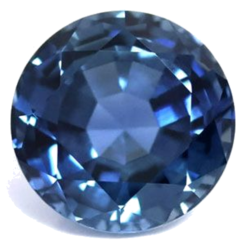1.9 carat BLUE Round Safyras (1)