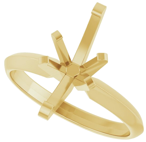 Sužadėtuvių Žiedas „Solitaire“ 585 Geltonojo Aukso Marquise 12mm x 6mm (5)