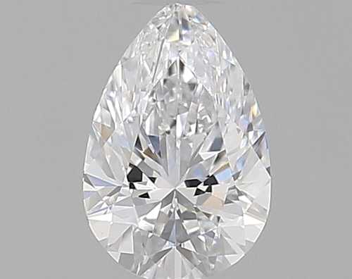 0.3 carat D-VVS1 Natūralus Pear Deimantas (1)