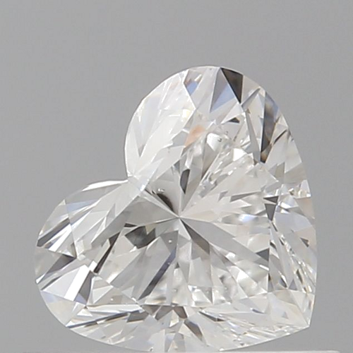 0.56 carat F-VS2 Natūralus Heart Deimantas (1)