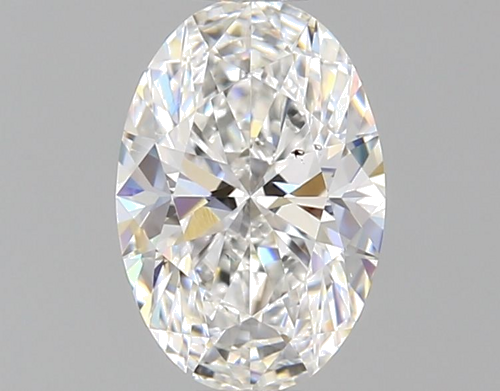0.58 carat E-SI1 Natūralus Oval Deimantas (1)