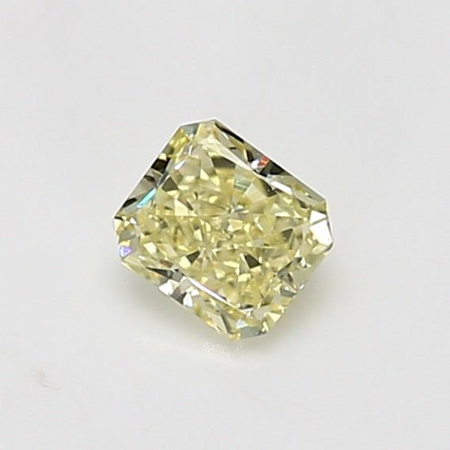 0.5 carat Fancy  Yellow-VS1 Natūralus Radiant Deimantas (1)