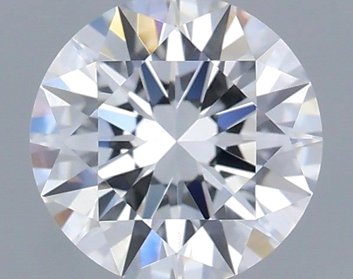 0.56 carat F-VVS2 Excellent cut Natūralus Round Deimantas (1)