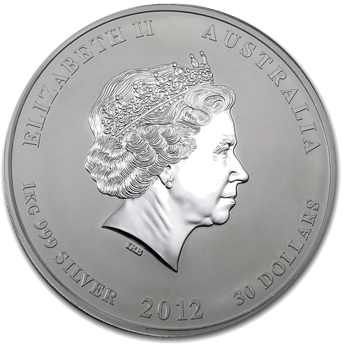 1 kg Year of the Dragon 2012 Australia silver coin (2)