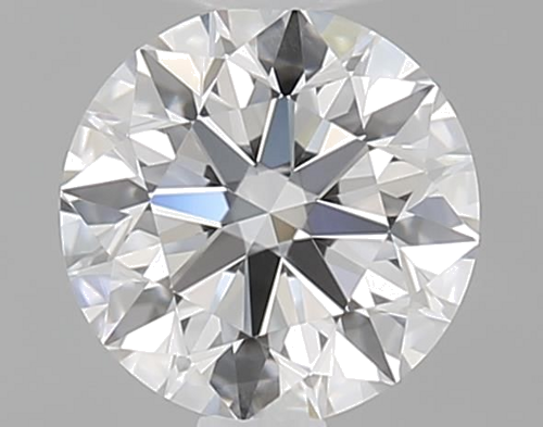0.53 carat D-VVS1 Excellent cut Natūralus Round Deimantas (1)
