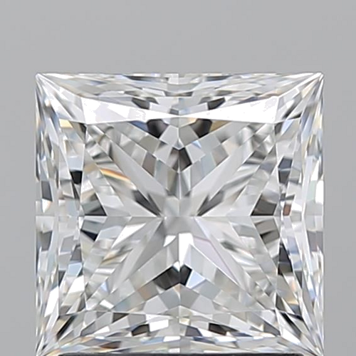 2.01 carat F-VVS1 Natūralus Princess Deimantas (1)