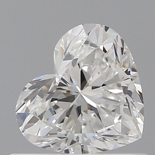 0.5 carat E-VVS1 Natūralus Heart Deimantas (1)