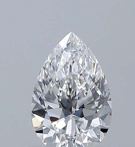 0.5 carat E-VS1 Natūralus Pear Deimantas (1)