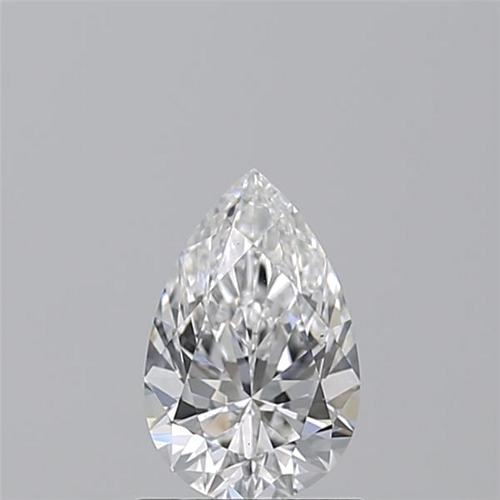 1.0 carat D-SI1 Natūralus Pear Deimantas (1)
