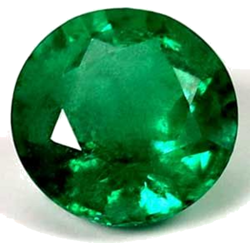 0.4 carat GREEN Round Smaragdas (1)