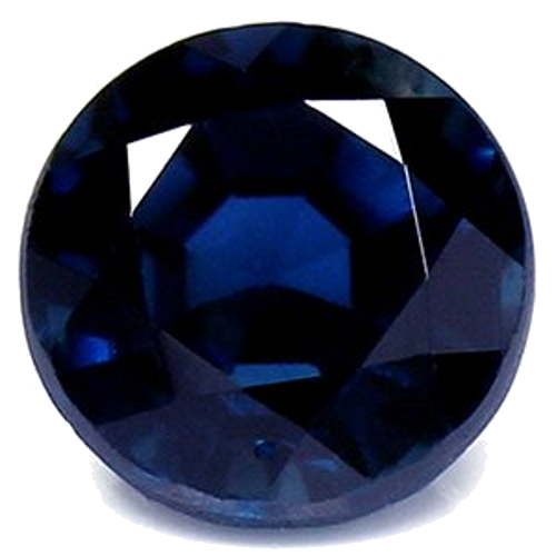 0.64 carat BLUE Round Safyras (1)