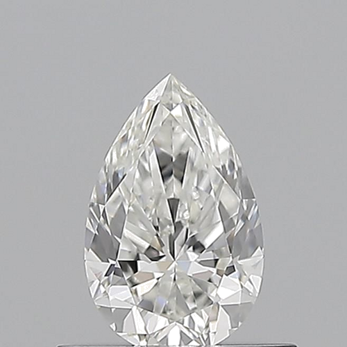 0.52 carat F-IF Natūralus Pear Deimantas (1)