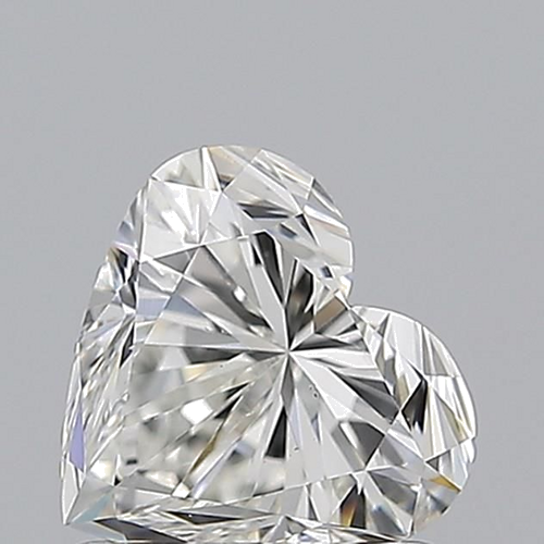 1.02 carat H-SI1 Natūralus Heart Deimantas (1)