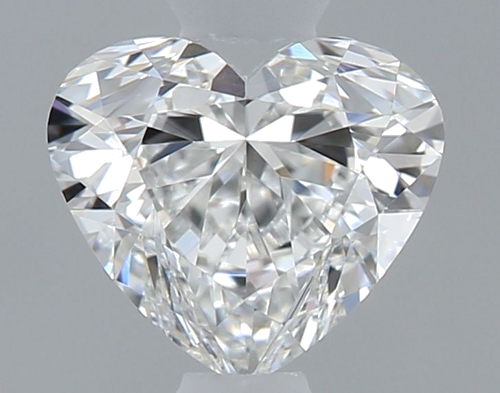 0.42 carat F-VVS1 Natūralus Heart Deimantas (1)