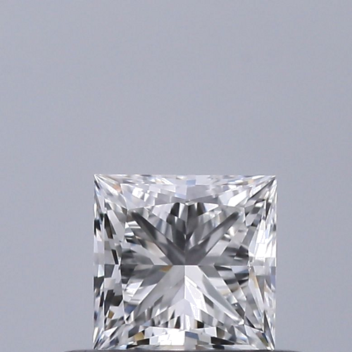 0.4 carat F-VVS2 Natūralus Princess Deimantas (1)