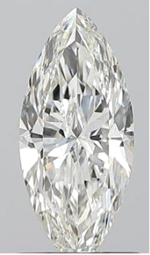 1.0 carat H-SI1 Natūralus Marquise Deimantas (1)