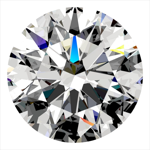 0.3 carat G-VS2 Excellent cut Natūralus Round Deimantas (1)