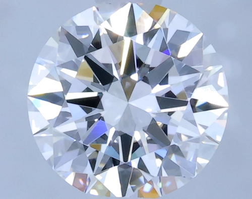 0.66 carat D-FL Excellent cut Natūralus Round Deimantas (1)