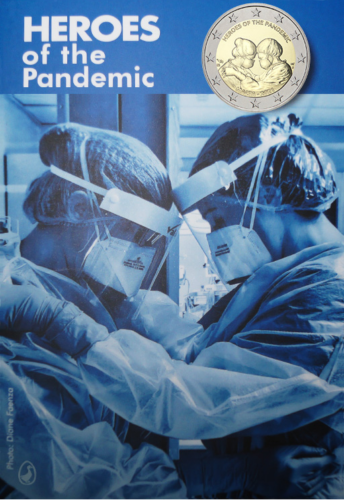 2021 Malta Pandemic Heroes 2 euro BU coin card (4)