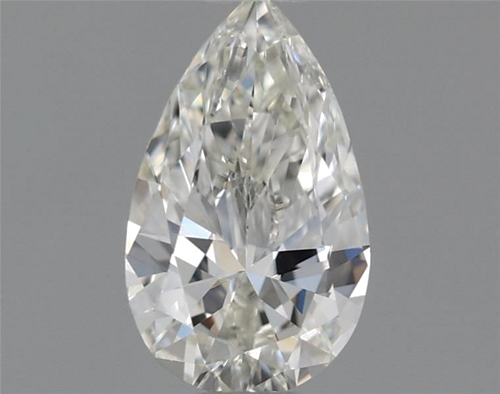 0.5 carat I-VVS2 Natūralus Pear Deimantas (1)