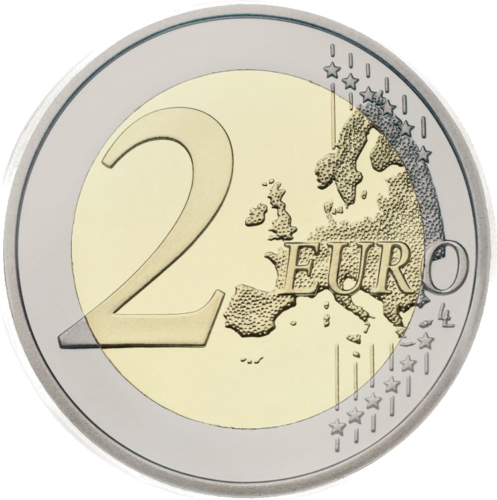 2021 Словения Национальный музей Крайны монета 2 евро (2)