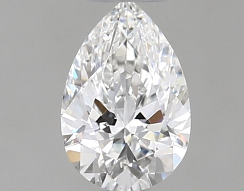 0.31 carat F-VVS2 Natūralus Pear Deimantas (1)