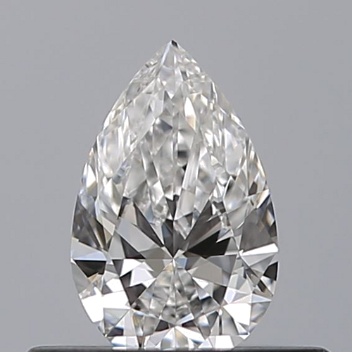 0.3 carat D-VVS1 Natūralus Pear Deimantas (1)