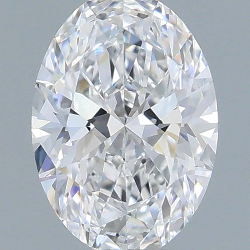 0.5 carat D-VVS2 Natūralus Oval Deimantas (1)