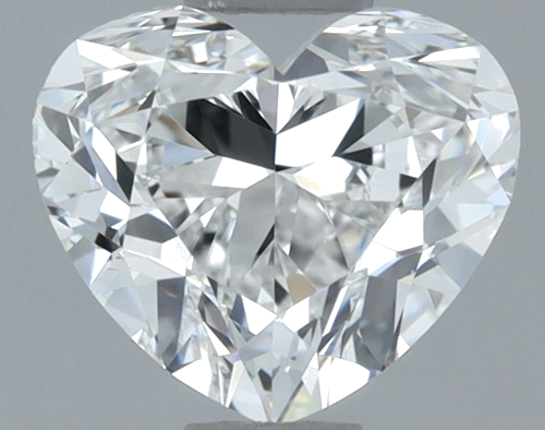 1.0 carat F-VVS2 Natūralus Heart Deimantas (1)