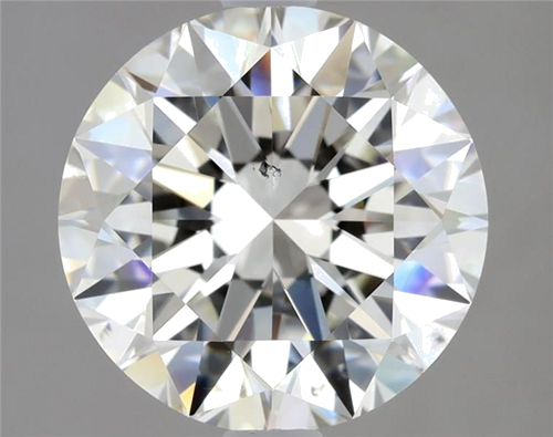 3.01 carat H-SI1 Excellent cut Natūralus Round Deimantas (1)
