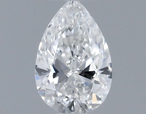 0.3 carat F-SI1 Natūralus Pear Deimantas (1)