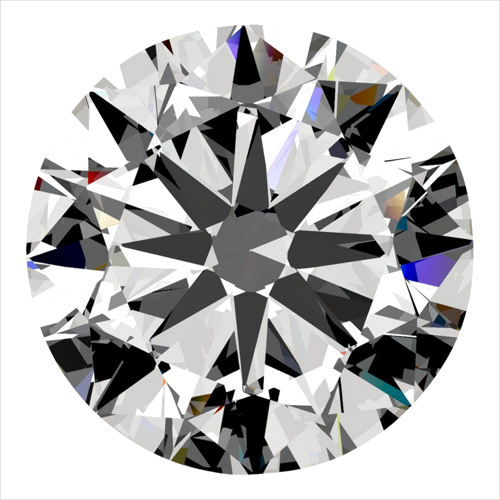 0.4 carat I-SI1 GD cut Natūralus Round Deimantas (1)