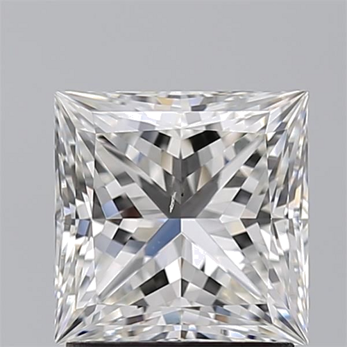 1.7 carat H-SI1 Natūralus Princess Deimantas (1)
