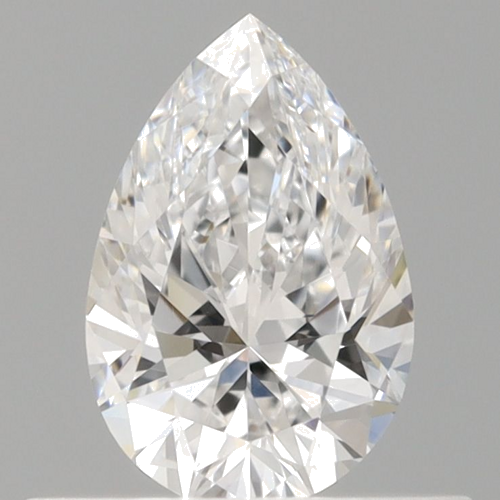 0.46 carat D-VVS1 Natūralus Pear Deimantas (1)