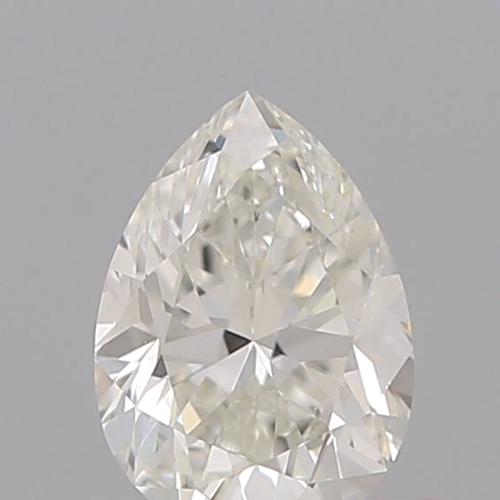 0.45 carat I-VVS2 Natūralus Pear Deimantas (1)