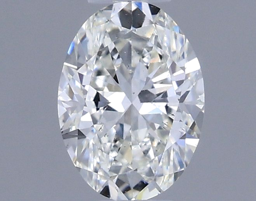 0.4 carat G-SI1 Natūralus Oval Deimantas (1)