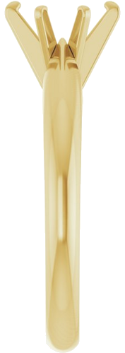 Sužadėtuvių Žiedas „Solitaire“ 14k yellow gold Oval 7mm x 5mm (4)