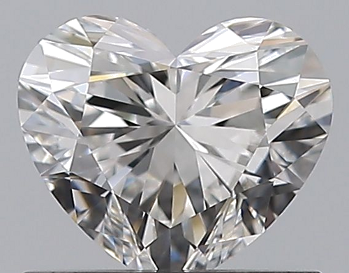 0.71 carat F-VS1 Natūralus Heart Deimantas (1)